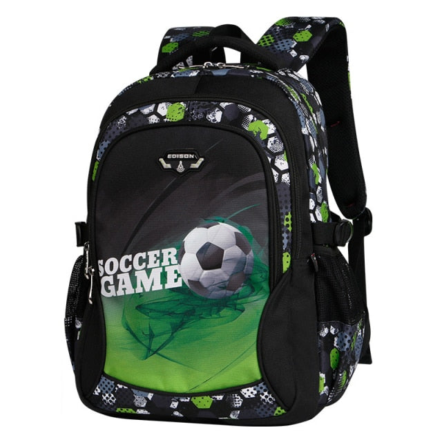 Chlapčenský batoh do školy s futbalkou