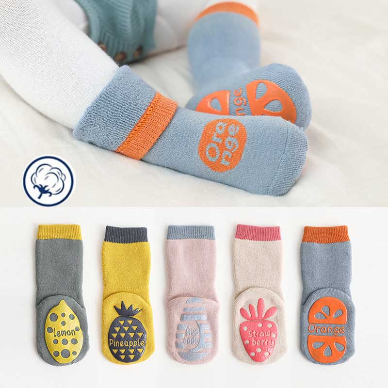 Hrubé detské protišmykové ponožky
