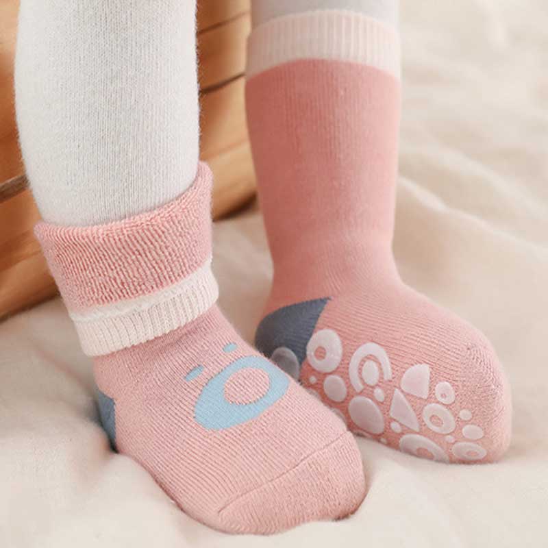 Hrubé detské protišmykové ponožky