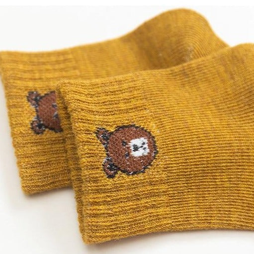 Detské ponožky s macíkom 5 párov
