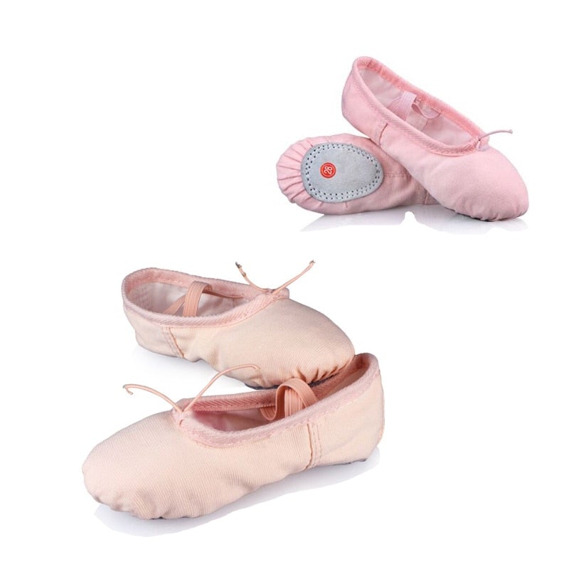 Dievčenské textilné cvičky na balet (Výpredaj)