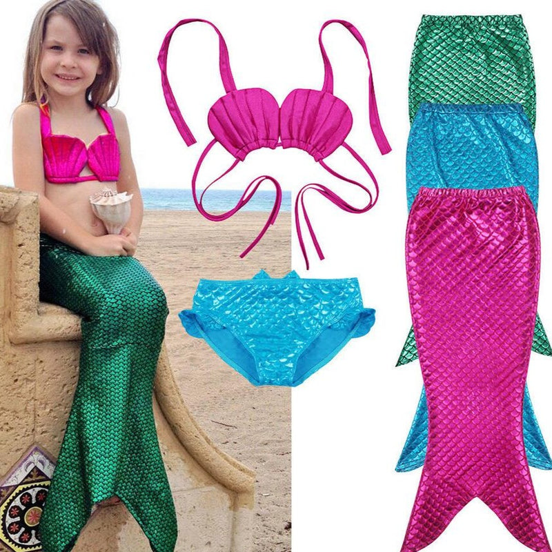 Dievčenský kostým malej morskej víly