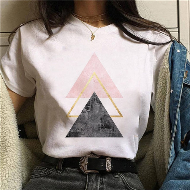 Dámske geometrické tričko