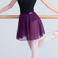 Dámska zavinovacia šifónová sukňa na balet