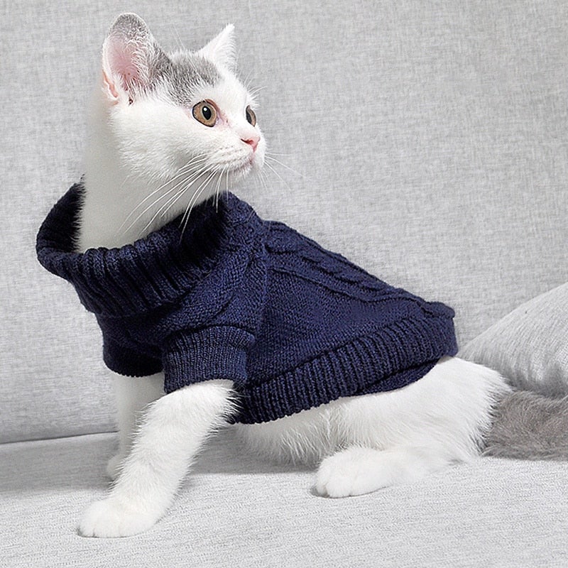 Pletený sveter pre psa alebo mačku (Výpredaj)