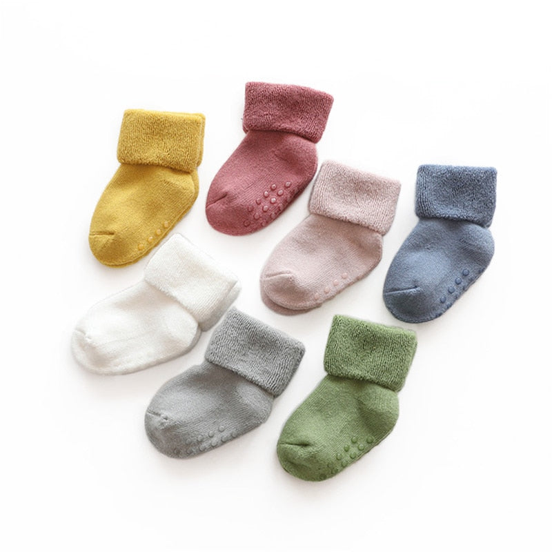 Detské ponožky s protišmykovou úpravou