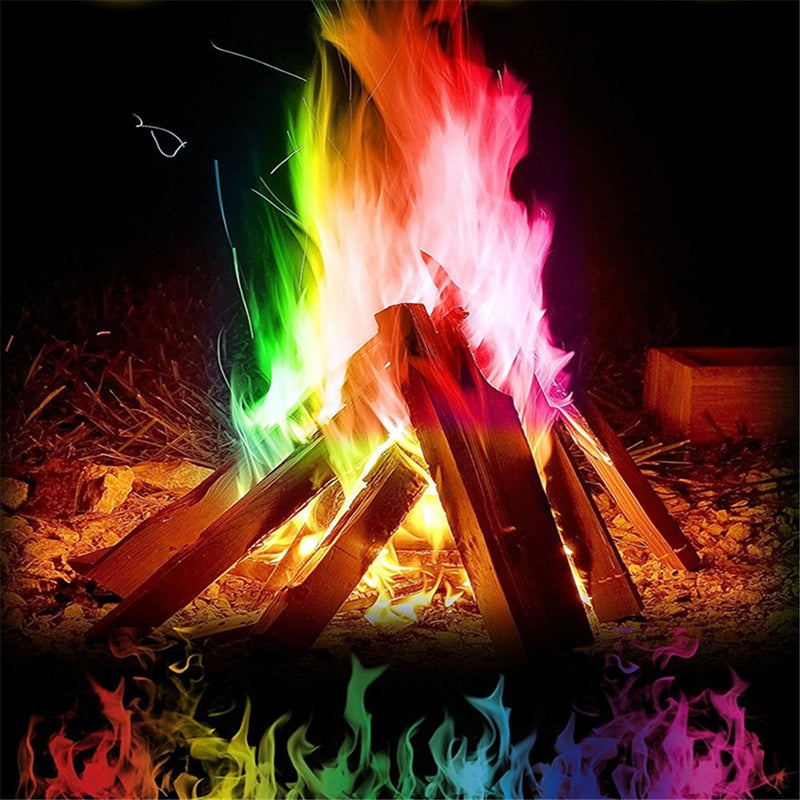 Farebný magický oheň