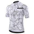 Unisex cyklistické tričko s mačkami