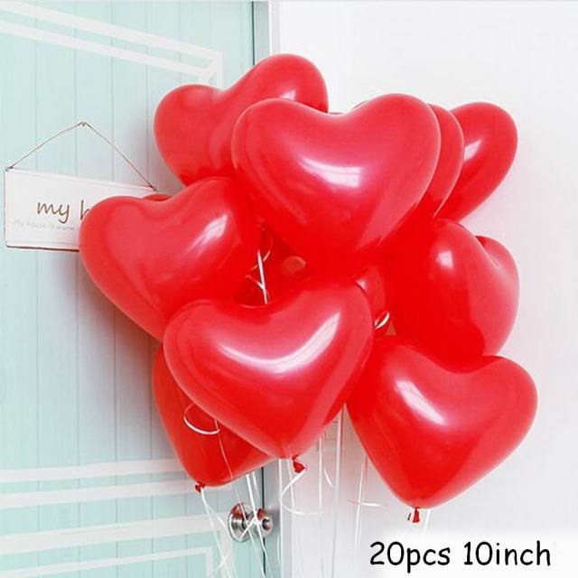 Veľké balóny na Valentína