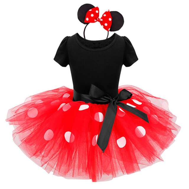 Dievčenský kostým Minnie Mouse