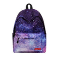 Dievčenský školský batoh s potlačou vesmíru