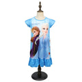 Dievčenské šaty Frozen Disney s krátkym rukávom