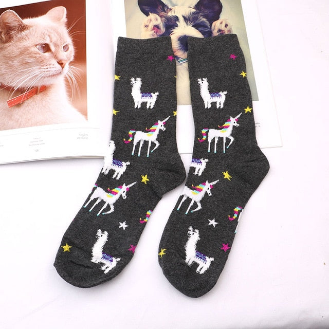 Dámske ponožky so zvieratami