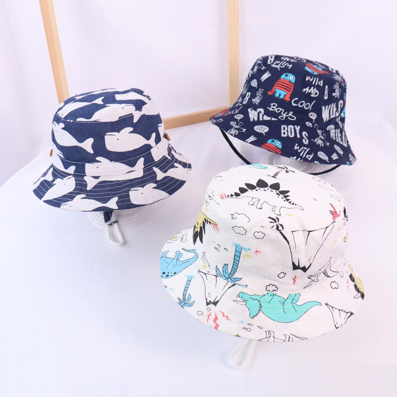 Detský textilný klobúk na leto