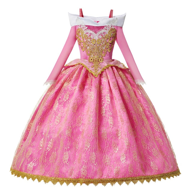 Dievčenské princeznovské šaty