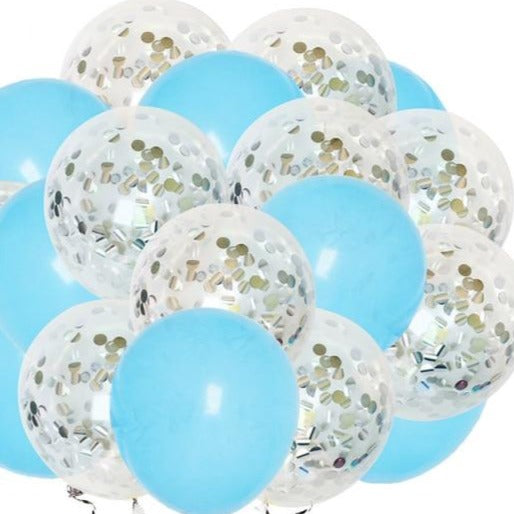 Latexové balóny s konfetami 20 ks