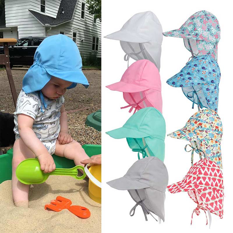 Detský textilný klobúk proti slnku