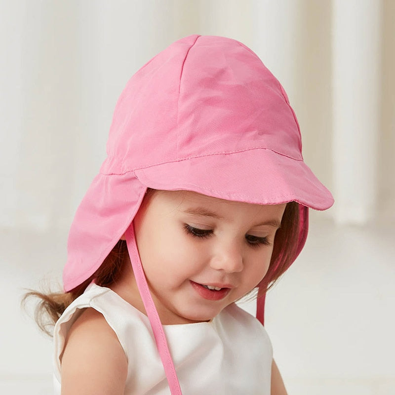 Detský textilný klobúk proti slnku