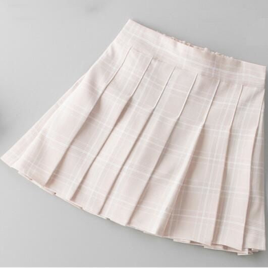 Dievčenská károvaná skladaná sukňa (Výpredaj)