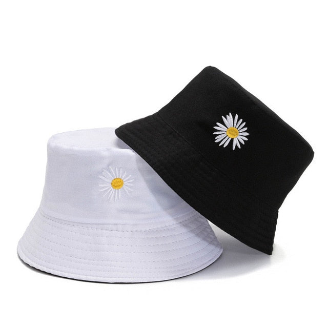 Dámsky klobúk bucket hat s kvetinkou