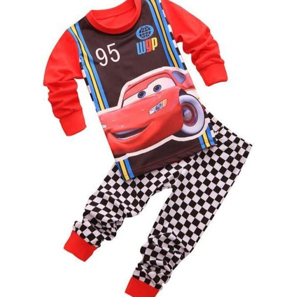 Chlapčenské pyžamo s potlačou Autá