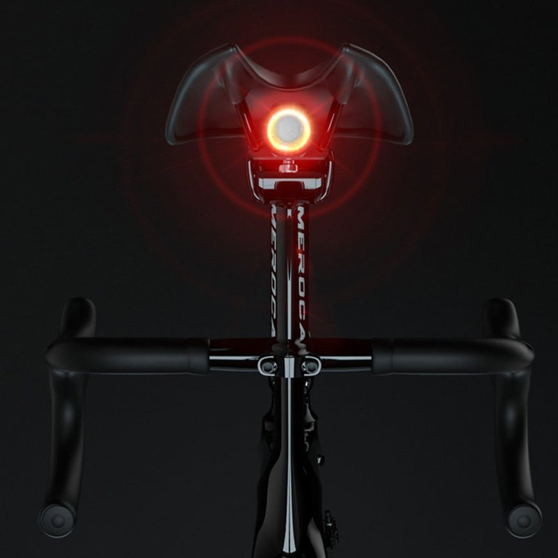 Zadné okrúhle svetlo na bicykel