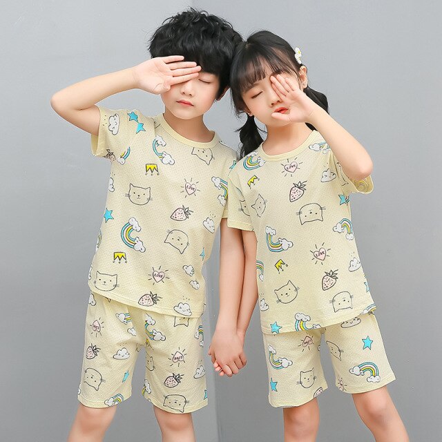 Detské krátke letné pyžamo