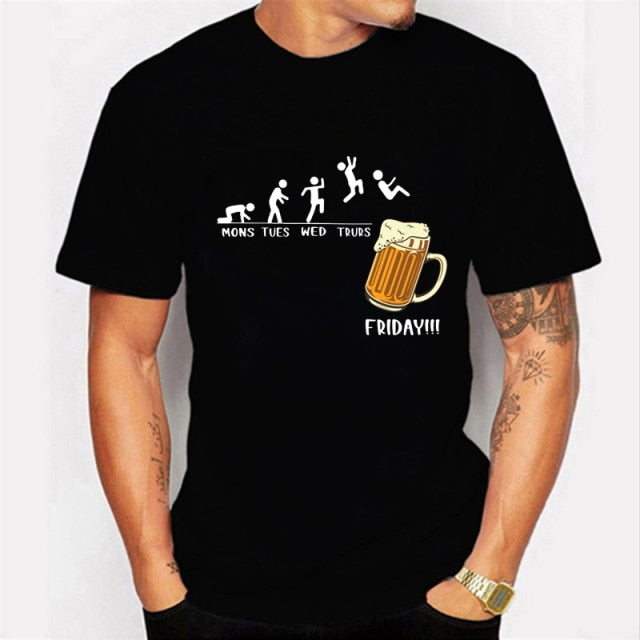 Pánske vtipné tričko s pivom
