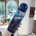 Transparentná fľaša na vodu s pútkom