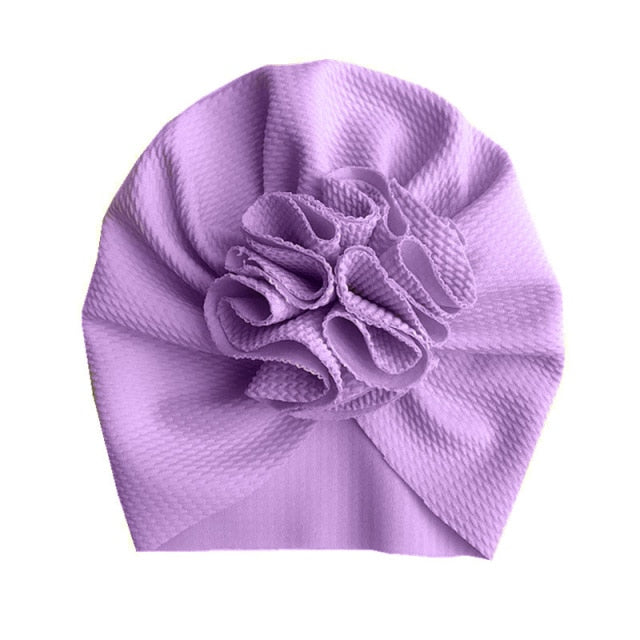 Dievčenský turban s kvetinkou (Výpredaj)