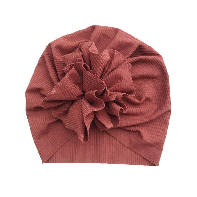 Dievčenský turban s kvetinkou (Výpredaj)