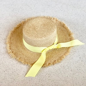 Dámsky slamený letný klobúk