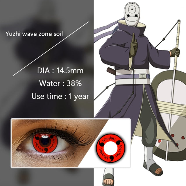 Anime Halloweenske kontaktné šošovky