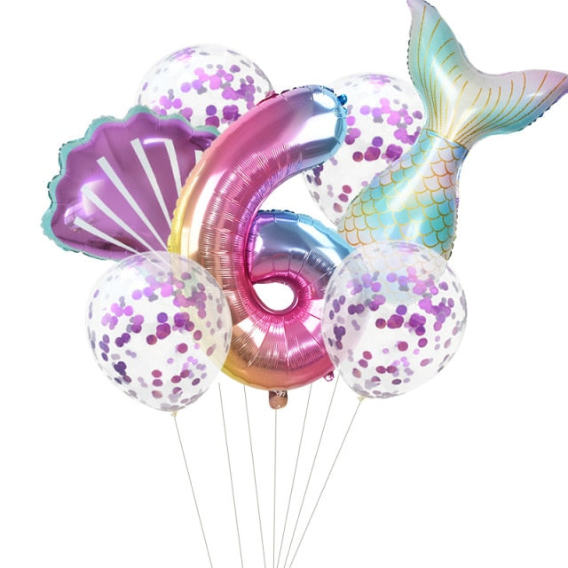 Balóny s motívom morskej víly