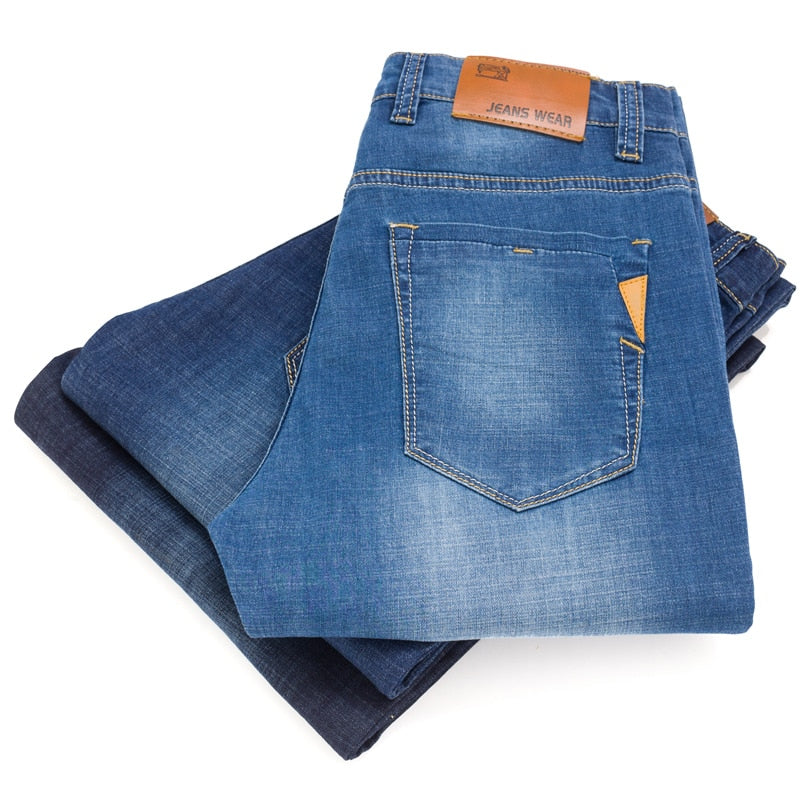 Pánske elastické slim džínsy (Výpredaj)
