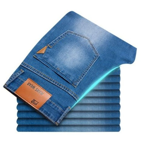 Pánske elastické slim džínsy