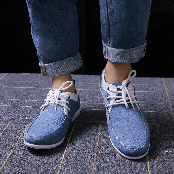 Pánske pohodlné textilné topánky