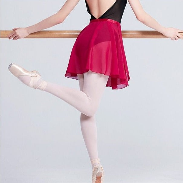 Dámska zavinovacia šifónová sukňa na balet