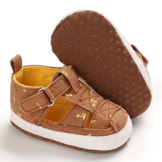 Chlapčenské textilné sandále s potlačou