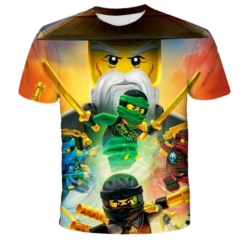 Detské tričko s potlačou Lego Ninjago
