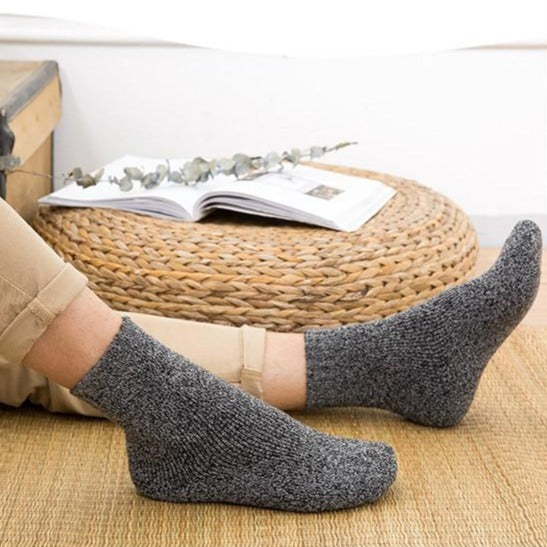Pánske hrubé ponožky na zimu 3 páry