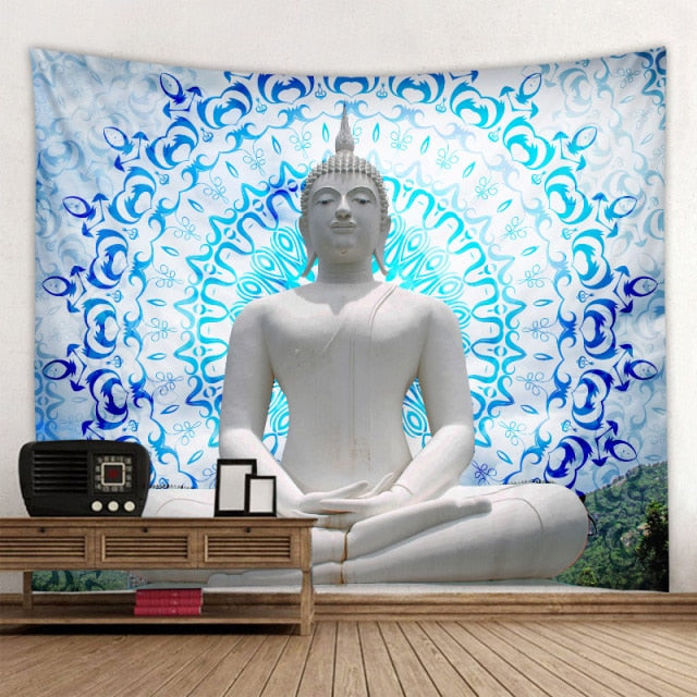 Meditačná plachta na stenu s čakrami