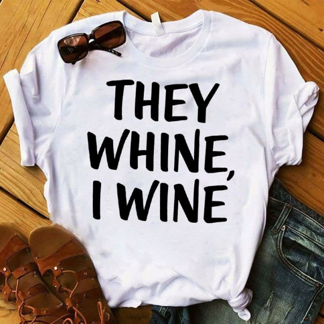 Dámske tričko s motívom vína