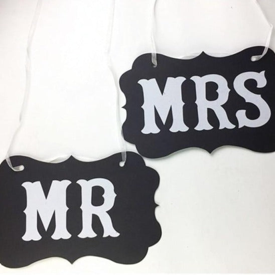 Svadobná dekorácia Mr&Mrs