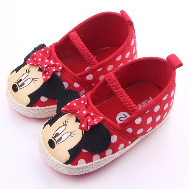 Dievčenské textilné topánky s Minnie Mouse