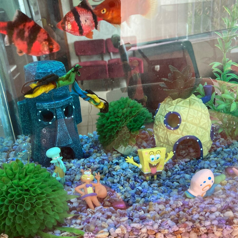 Dekorácie do akvária s motívom SpongeBob