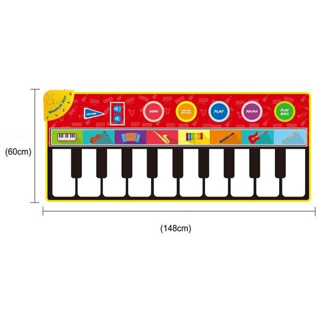 Piano hracia podložka pre deti