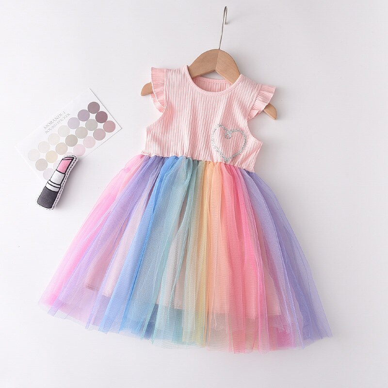 Dievčenské šaty s tylovou sukničkou