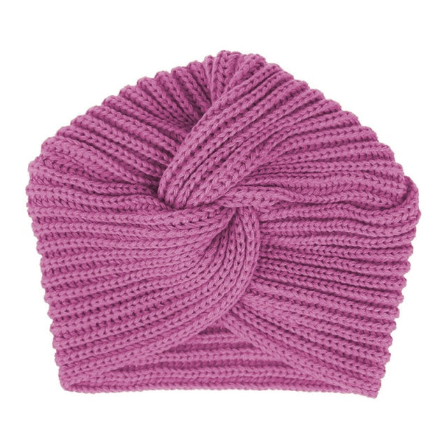 Dámsky pletený turban