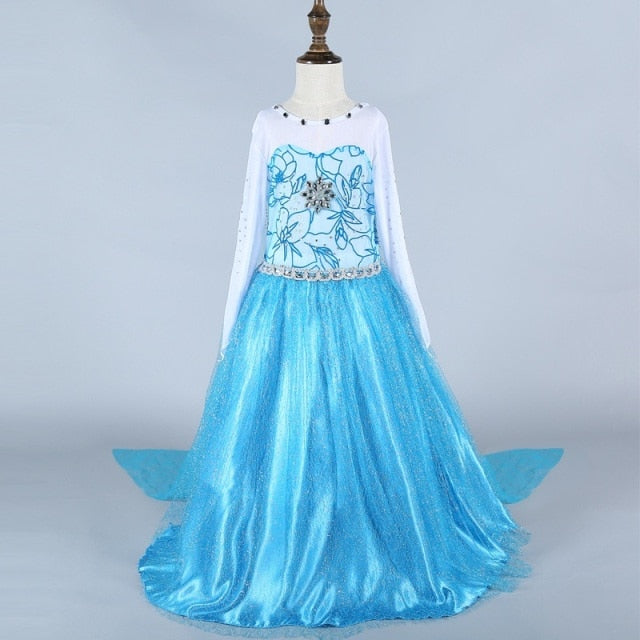 Dievčenský kostým s doplnkami Elsa Frozen
